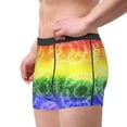 thumbnail image 2 of Pofeuu Colorful Tie Dye Print Men’s Boxer Briefs, Moisture-Wicking Underwear, Regular,Trunk-XX-Large, 2 of 5