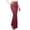 Wine, variant on Riecok A Line Skirts for Women High Waist Ankle Length Bodycon Skirts Lightweight Vintage Flared Skirt Red M