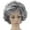 (short curly wig)Grey, variant on KPLFUBK Wigs for Women Human Hair Short Curly Hair Dyed With Gradient Fluffy Center Parting Bangs Long Hair Sets Facelift Wigs 14"