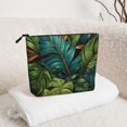 thumbnail image 6 of Makeup Bag Small Cosmetic Bags for Women Travel Toiletry Bag Zipper Pouch Purse Organizer Pouches, Hawaii Tiki Palm Leaf Cool, 6 of 7