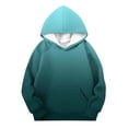 thumbnail image 5 of LRen Halloween Gifts Hoodies for Girls Cute Oversized Gradient Pullover Hooded Sweatshirts Long Sleeve Preppy Trendy Fall Winter Clothes Size 5-16 Years, 5 of 6