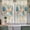 Brown, variant on Vintage Beach Coastal Kitchen Curtain for Berdoom Living Room Cafe 54 Inch Length, Nautical Shell Starfish Coral Summer Tiers Curtains Light Filtering Drapes Window Treatment 2 Panels 52"Wx54"L