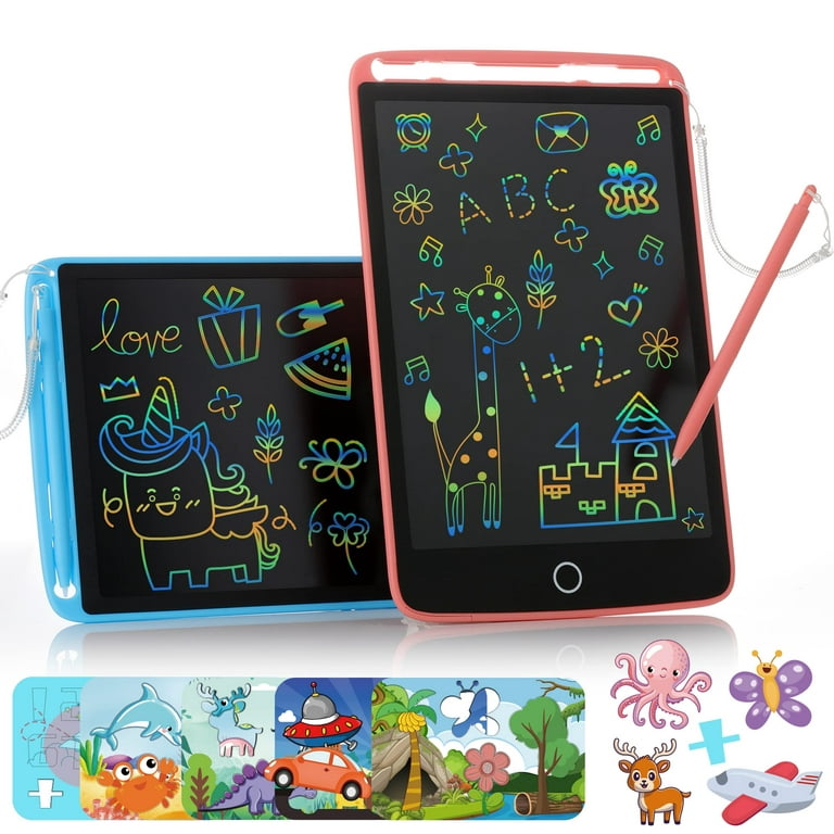 LCD Writing Tablet Drawing Board 12 Inch Colorful Girls Toys Christmas  Birthday Gift for 3 4 5 6 7 Year Old Girls Erasable Drawing Tablet Doodle  Board
