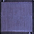 thumbnail image 1 of Ahgly Company Indoor Square Abstract Blue Modern Area Rugs, 5' Square, 1 of 4