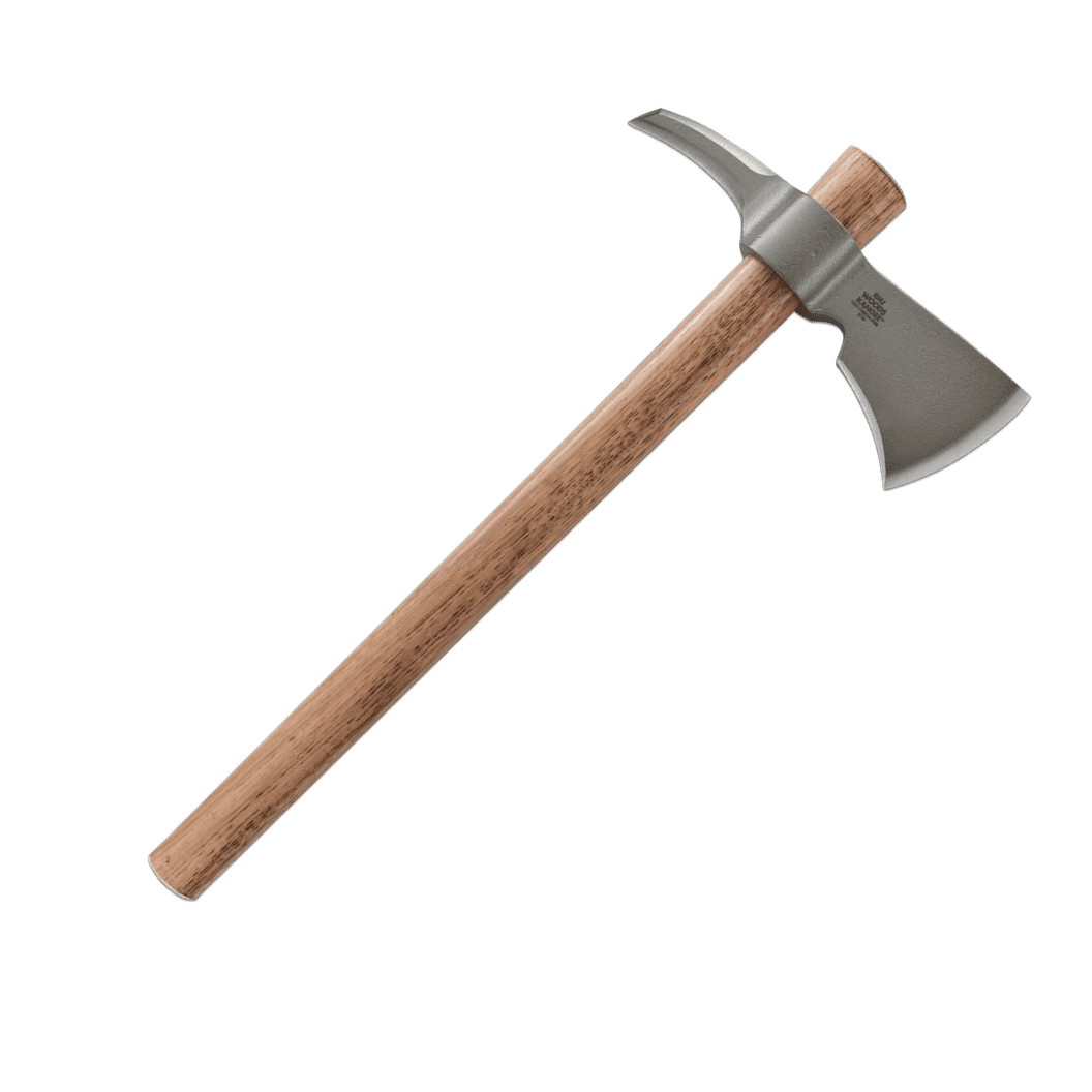 RMJ T-Hawk Lightweight Outdoor Camping Axe CRKT Woods Nobo Tomahawk Axe Forged Carbon Steel Blade and Hickory Wooden Handle 2732