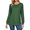 Green, variant on Womens Fall Tops Long Sleeve Shirts Casual Tunic Top Basic T Shirts Tees