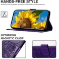 thumbnail image 5 of Funda tipo cartera con girasoles grabados para Google Pixel 6a: elegante, multifuncional y con protección total., 5 of 5