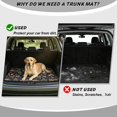 thumbnail image 3 of SEANATIVE Car Trunk Mat Universal Fit Auto Trunk Liner Trunk Protection Cargo Liner Scratch-Resistant Auto Interior Accessories for SUVs, Sedans, Trucks, Vintage Forest Leaf Mushroom, 3 of 4