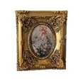 thumbnail image 4 of veasfak Embossed Photo Frame, Tabletop Wall Hanging Ornament, Ornate Resin Picture Frame, 4 of 9