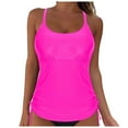 thumbnail image 1 of Swimwear Tankinis Set for Women - Lace Up Underwire Full Coverage Bikini Top - Push Up Crop Tops with Tie Back for Stylish Bathing Suit Experience, 1 of 8
