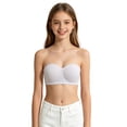 thumbnail image 3 of Shadoumai Soft Bras for Girls 10-16, Lightly Padded Cotton Girl Training Bras, Breathable, Wireless Comfort, 3 of 9