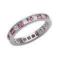 thumbnail image 2 of Karina B� Genuine Pink Sapphire Eternity Band, 2 of 9