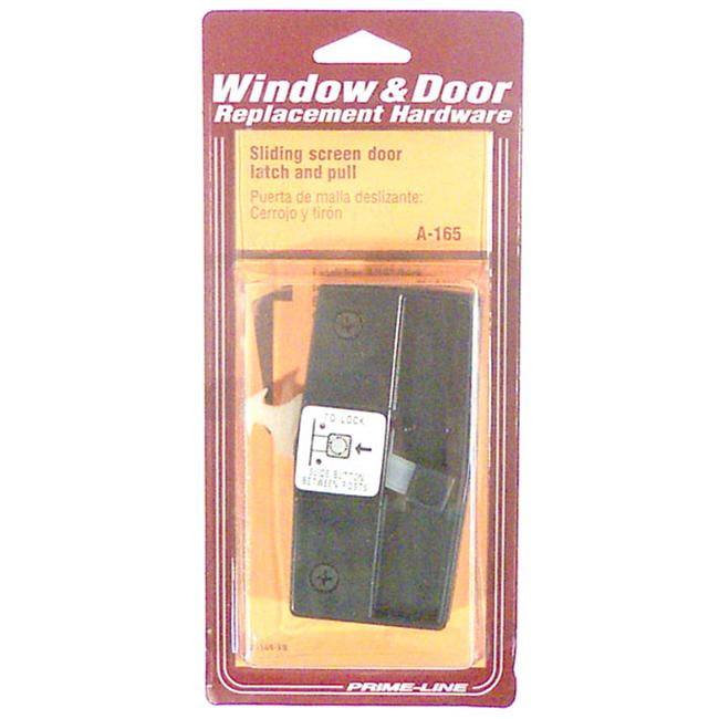 Prime Line Products Sliding Screen Door Latch & Pull Sliding Screen Door Latch & Pull Black