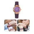 thumbnail image 5 of Elegant Starry Sky Frosted Belt Watch for Women with Unique Dial Design, 5 of 7