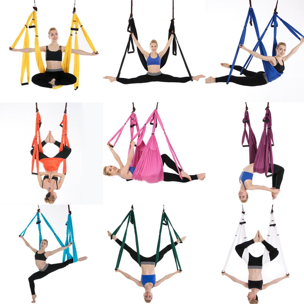 hanging yoga trapeze