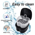 thumbnail image 4 of Keedolla 2 Pack Denture Bath Case Partial Denture Cup Retainer Cleaning Container, Denture Wash Container Retainer Bath Box Cup Case - Black and White, 4 of 8