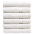 thumbnail image 1 of Juego de toallas Pleasant Home Bath, 100% algodón, 515 g/m², 6 unidades, color blanco, 1 of 7