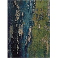 thumbnail image 3 of Unique Loom Estrella Collection Area Rug - Maison (9' x 12' 2" Rectangle Navy Blue/Beige), 3 of 7