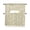 Off-White, variant on Black Willow Leaves Kitchen Swag Valances for Windows, Modern Dotted Boho Minimalist Art Swag Valances Curtains for Living Room, Rod Pocket Window Treatments for Bathroom, Bedroom, Cafe, 56"x36"