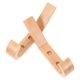 thumbnail image 5 of 2 unids ganchos de madera ganchos de pared ganchos montados en la pared colgadores de colgadores colgadores de plantas, 5 of 7
