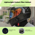 thumbnail image 3 of Abbraccia Casco moto fibra carbono certificado, 3 of 6