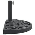 thumbnail image 3 of vidaXL Base de Parasol pour Poteaux de 38 / 48 mm 9 kg Demi-Rond, 3 of 5