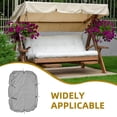 thumbnail image 2 of Miangastore Patio Swing Cover Replacement Sun Protection Rainproof 1Set 75X52X6In, 2 of 8