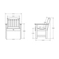 thumbnail image 5 of Highwood Lehigh Garden Chair - Outdoor, Eco-friendly, Synthetic Wood, 5 of 6