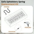 thumbnail image 4 of Upholstery Spring Replacement Kit, 15.8" Carbon Steel Repair Kit, Serpentine Spring, Black, 4 of 7