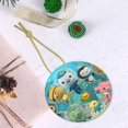 thumbnail image 5 of The Octonauts Christmas Ceramic Round Ornaments Print Decorative Hanging Ornaments For Xmas Tree Holiday Party Decoration 1 Pcs, 5 of 9