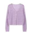 thumbnail image 3 of Ladies Ice Silk Knitted Shawl Sunscreen Hollow-out Shawl, 3 of 7