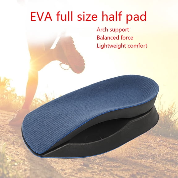 Weloille Insole Correcting Half Pad for Supporting Movement of Splayed Arch in Flat Foot