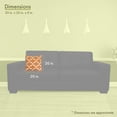 thumbnail image 4 of Majestic Home Goods Decorative Peach Trellis Large Pillow, 4 of 5