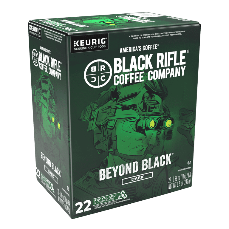 Black Rifle Coffee Company Beyond Black Coffee K-Cups, 88/Carton -  Walmart.com