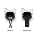 thumbnail image 3 of WIRESTER Car Air Freshener Fragrance Vent Clip Interior Decoration for Cars with Lemon Scented Pad - Black Silver Maine Coon Cat, 3 of 7