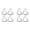 A1(8PC/Clear/1.5"x1.9"), variant on SJYYTT 4 Pieces Clear Tablecloth Clips,Durable Plastic Table Cover Holders,Windproof Transparent Clamps for Securing Tablecloths Indoor Outdoor Party,Wedding,Christmas Event,Picnic,Camping (Small)