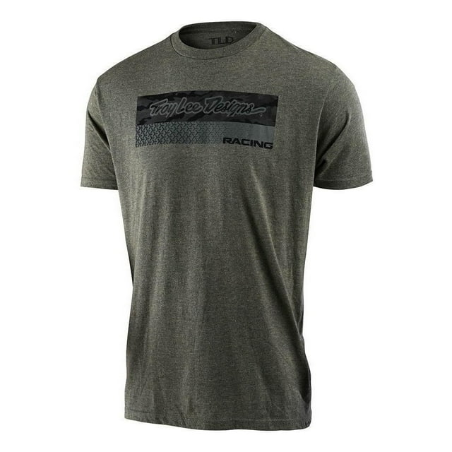 Playera Ciclismo Racing Block Fade Tee Black Heather Tld Troy Lee Design Heather