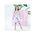 thumbnail image 3 of Girls Dress Blue Unicorn Short Sleeve Casual Dress 6 Years, 3 of 8