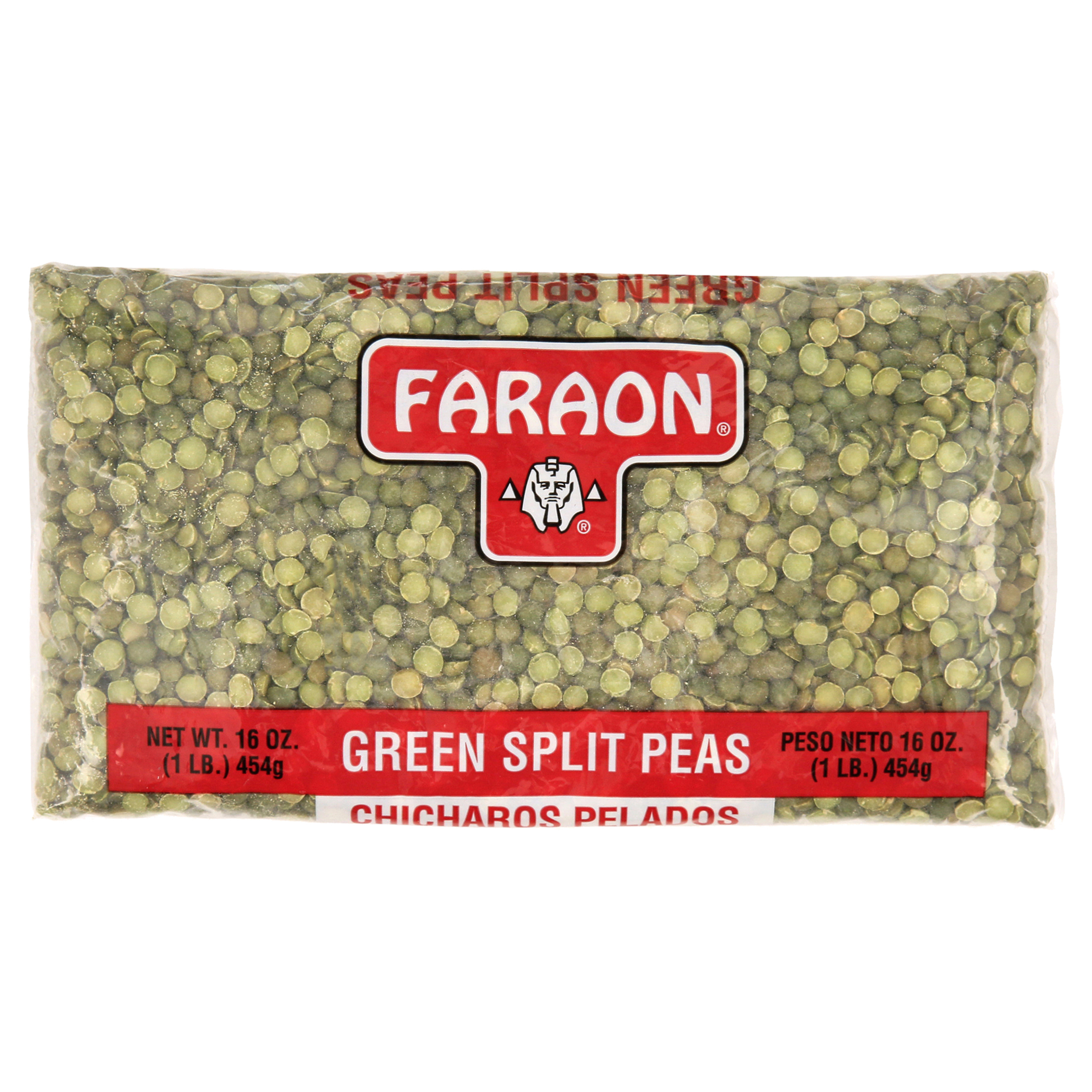Faraon Chicharos Pelados Green Split Peas, 16 oz