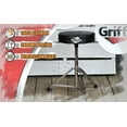 thumbnail image 6 of Griffin Drum Throne - Padded Percussion Seat Drummers Stool Guitar Chair Stand, 6 of 12