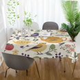 thumbnail image 3 of Yayeee Tablecloths 60" x 60" Rectangle Wrinkle Resistant Party Table Cover, Birds and Teapots, 3 of 8