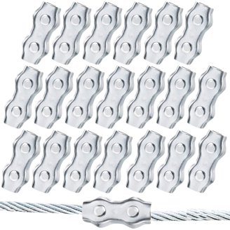 Field Guardian Isolatore Multiuso 3-in-1 Per Recinzioni - 100 Pezzi, Bianco - 4