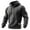 07#Dark Gray, variant on Waffle Knit Hoodies for Men Pullover Comfy Athletic Hooded Sweatshirt Outdoor Travel Hoodie Sweatshirts White 5XL