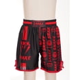 thumbnail image 3 of JanJean Youth Kids Muay Thai Shorts MMA Training Kick Boxing Trunks Gear Cage Fighting Shorts Type F XXL/130, 3 of 7
