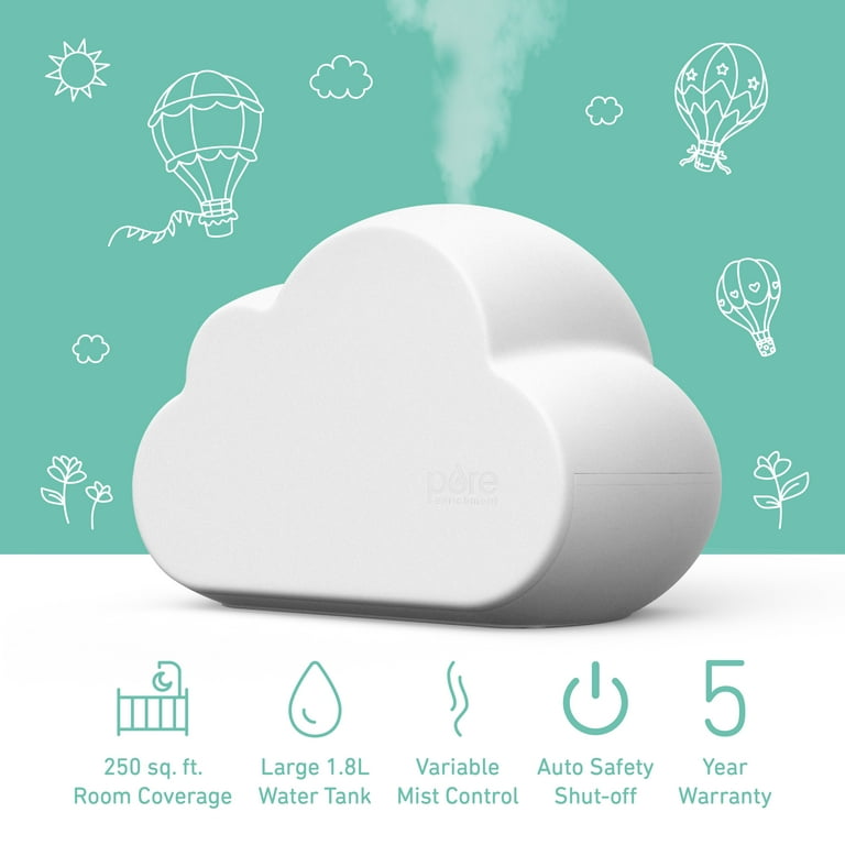 PureBaby® Cloud Ultrasonic Cool Mist Humidifier for Infant's PureBaby® Cloud Ultrasonic Cool Mist Humidifier for Infant's