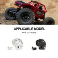 thumbnail image 3 of ZheElen RCGOFOLLOW Aluminum Alloy Wear And Crash Resistant Gear Box Silent Performance Rc Gear Box For 1/18 Axial Capra Silver, 3 of 6