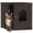 Brown, variant on WDZS Cat Litter Box Enclosure Litter Box Furniture Hidden Wooden Washroom Litter Box Cabinet Indoor Cat House Side End Table Nightstand,White