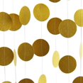 thumbnail image 5 of paquetes de guirnaldas de papel con purpurina y círculos dorados para fiestas decorativas Sailing Electrónica, 5 of 5