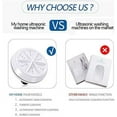 thumbnail image 1 of Mini USB Washing Machine Mini Turbine with Portable Cable Clothes Washer Other Cleaning Supplies, 1 of 9