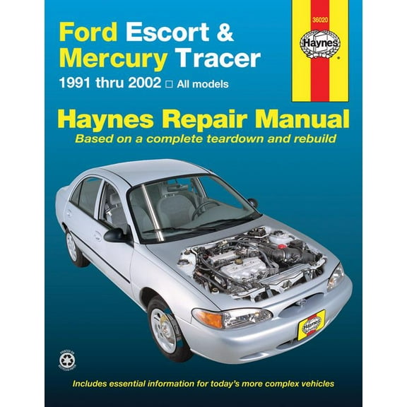 Ford Escort & Mercury Tracer (91-02) Haynes Repair Manual ^